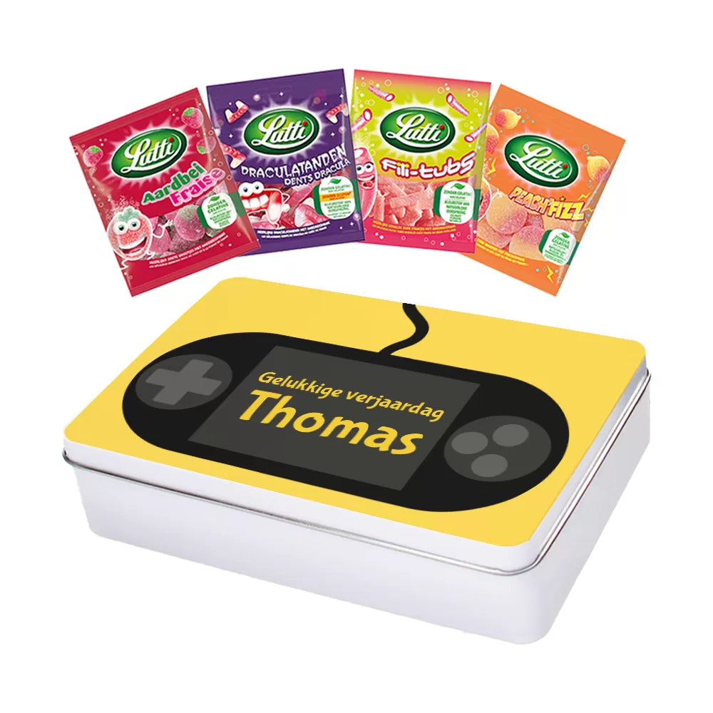 Best of Lutti candy - Tinbox M - Full PERSO - 320g
