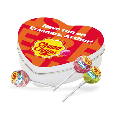 Chupa Chups Best of Mini candy geschenkdoos hartje - PERSO - 105g
