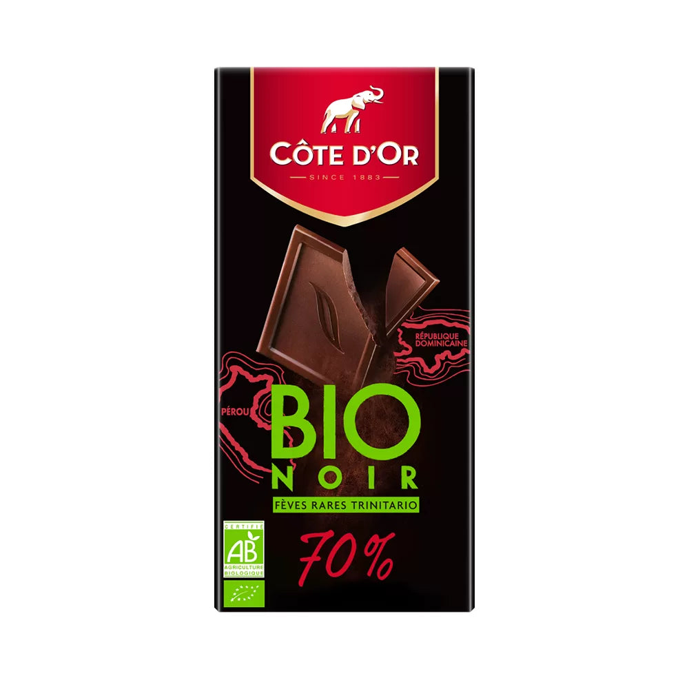 Côte d'Or chocoladetablet bio noir 70% - 90g