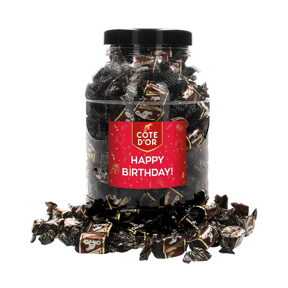 Côte d'Or Chokotoff "Happy Birthday" - verjaardagscadeau - 1600g