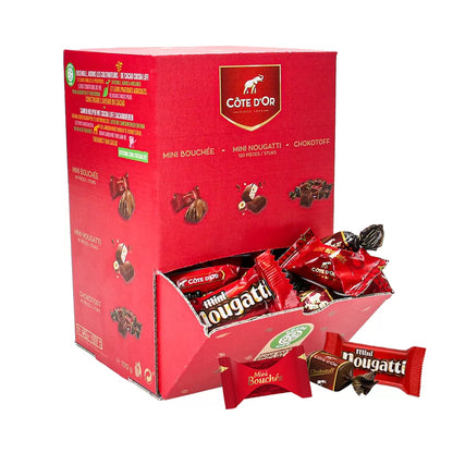 Côte d'Or dispenser - Mini Bouchée-Mini Nougatti-Chokotoff - 120 stuks - 1312g