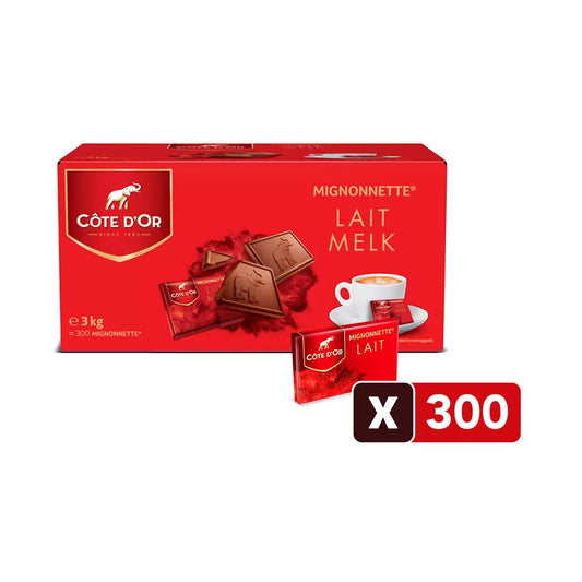 Côte d'Or Mignonnette Melk chocolade - 300 stuks - 3kg