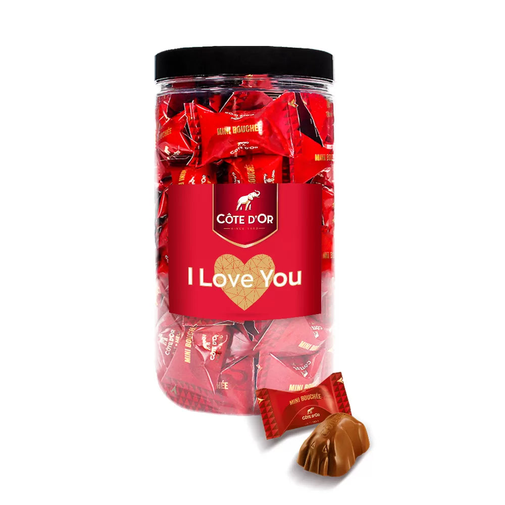 Côte d'Or Valentijn giftbox pakket - Chokotoff, Mini Bouchée & chocoladerepen - 955g