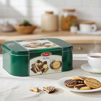 Delacre Tea Time - Koekjesdoos tin - PERSO - 1000g