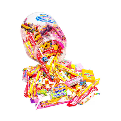 Fruit-tella, Mentos, Chupa Chups & Look-O-Look snoepmix - strooigoed - 1000g