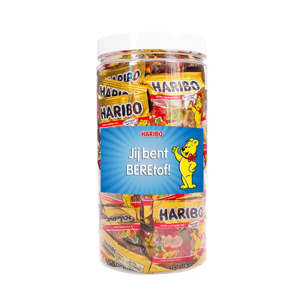 Haribo Goudberen "Jij bent BEREtof!" - 600g