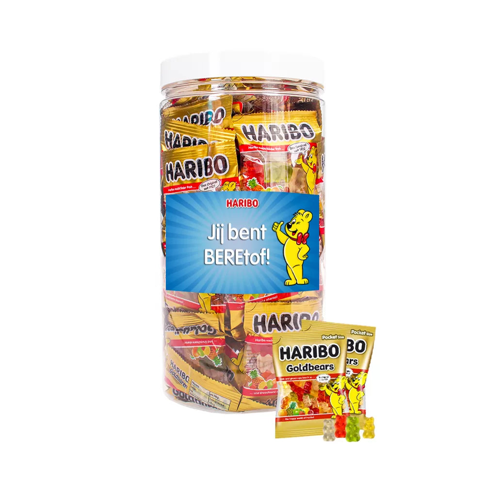 Haribo Goudberen "Jij bent BEREtof!" - 600g