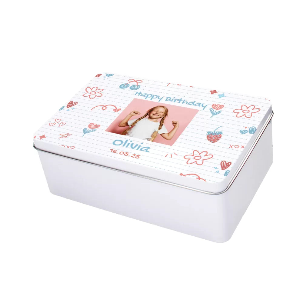 Haribo Mega-Fête - Tinbox L - Full PERSO - 500g