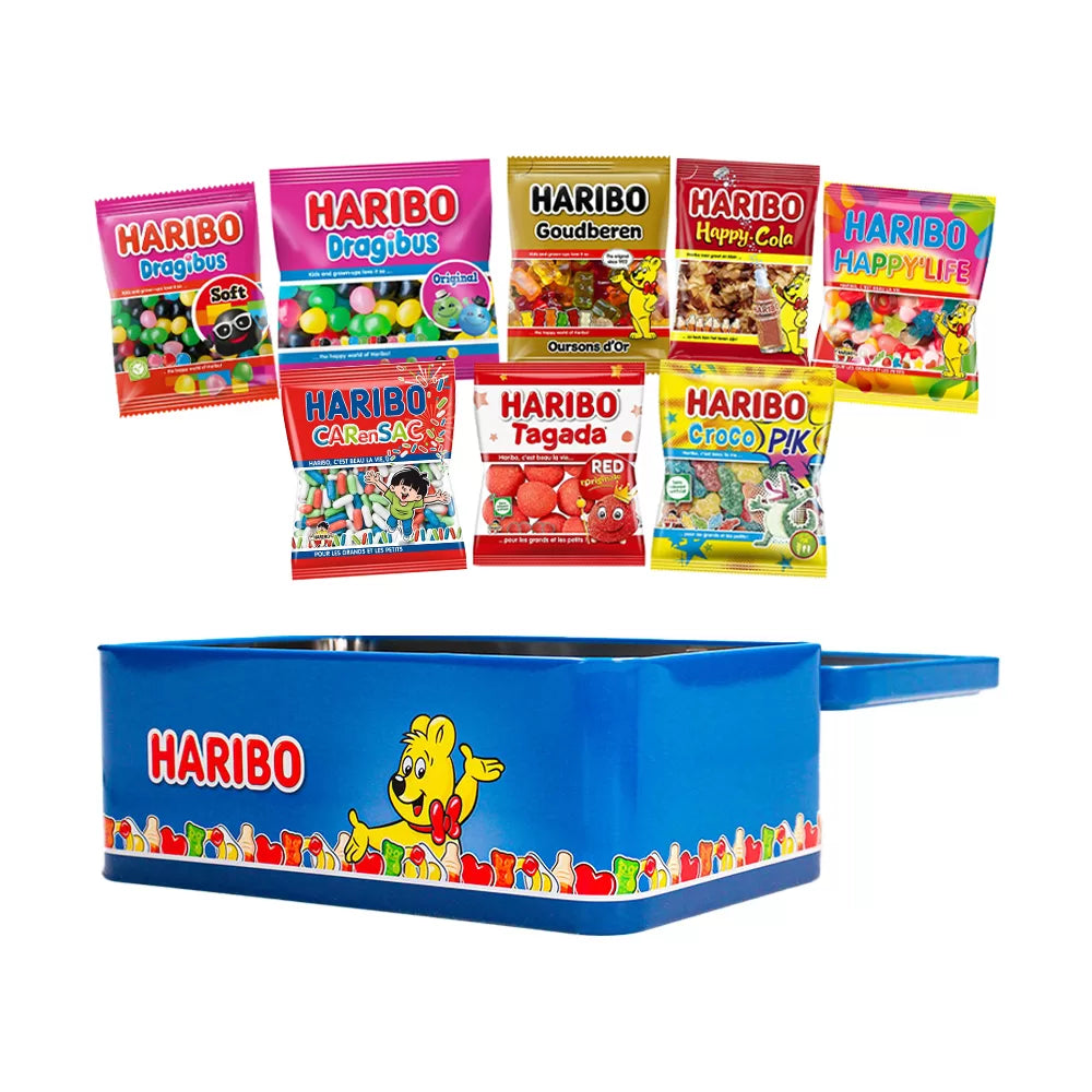 Haribo Mega-Fête - Tinbox L - PERSO - 500g