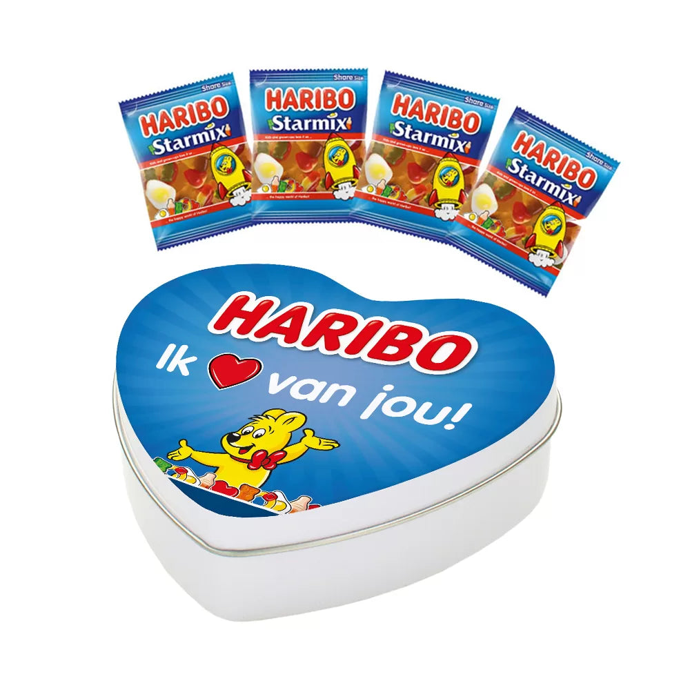 Haribo Moederdag giftbox pakket vol snoep - Happy Heroes & Starmix - 450g