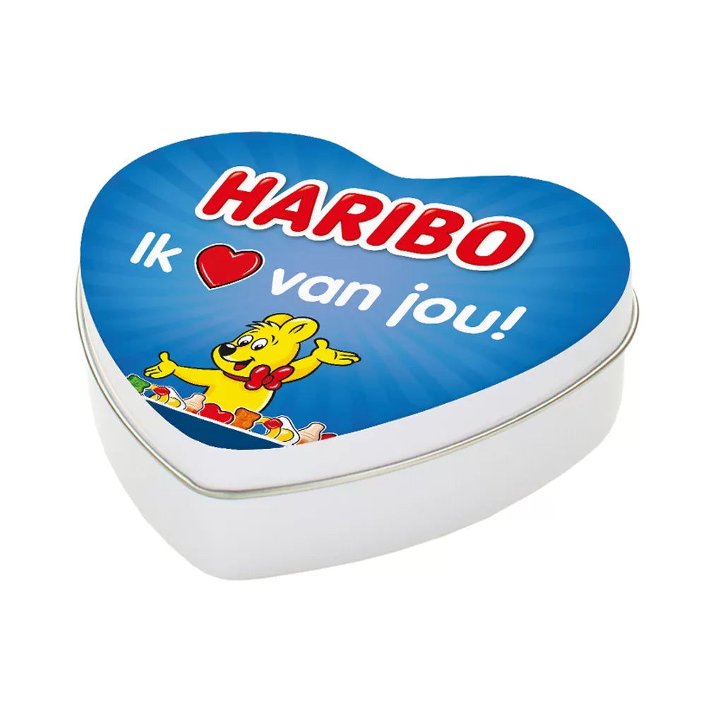 Haribo Starmix - Tinbox hartje - PERSO - 100g