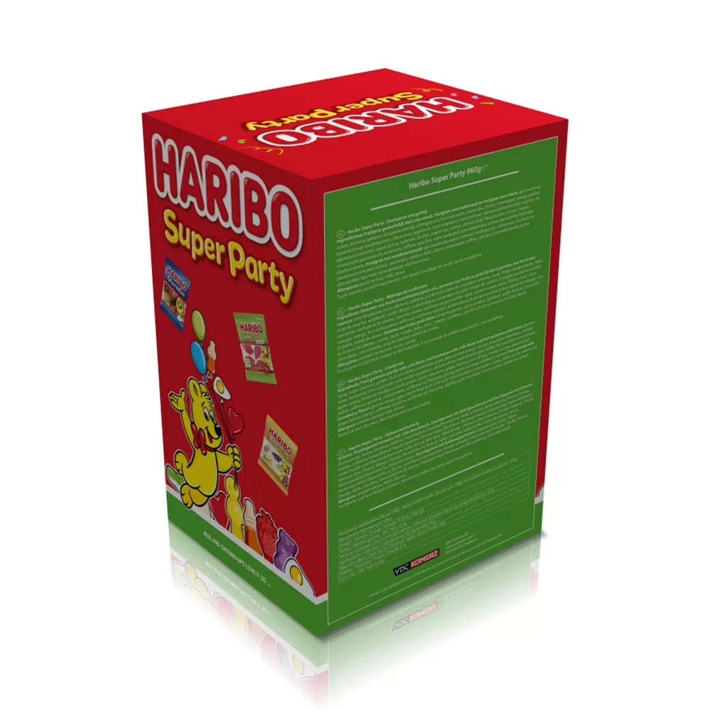 Haribo uitdeelbox "Super Party!" - 960g