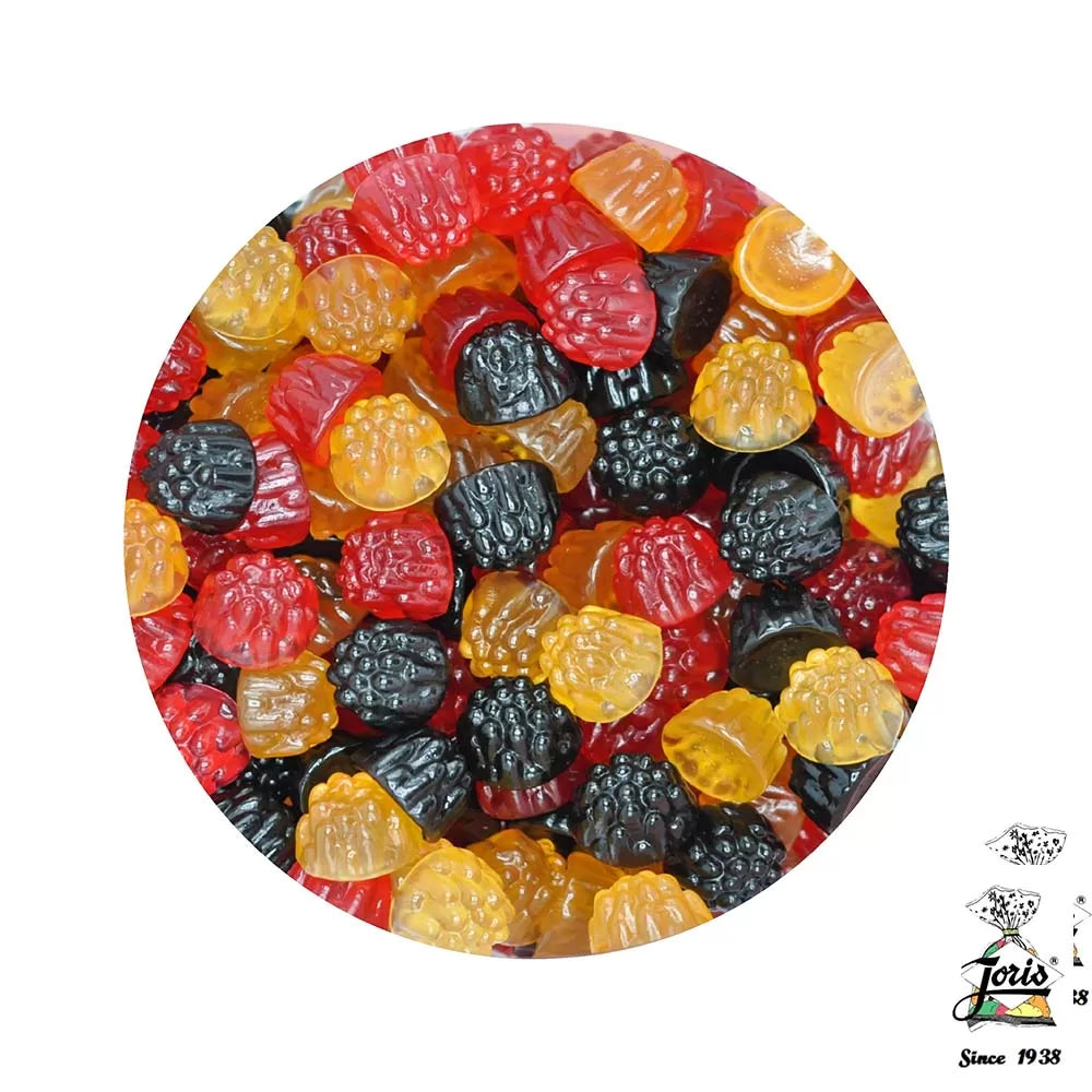 Joris Sweets nostalgisch snoep - Gekleurde Braambessen - 1000g