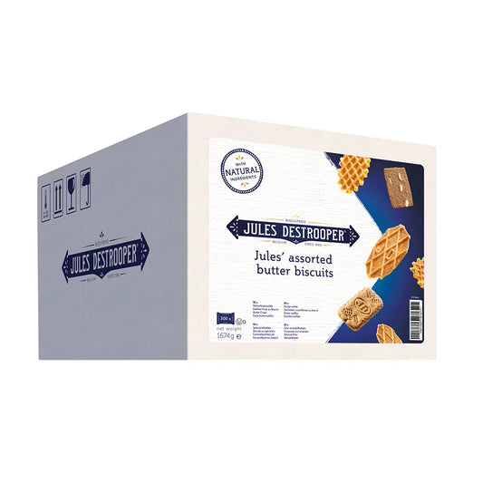 Jules Destrooper Assorted Butter Biscuits - 4 variëteiten - 300 stuks - 1674g