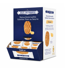 Jules Destrooper displaybox met Natuurboterwafels - 120 stuks - 600g