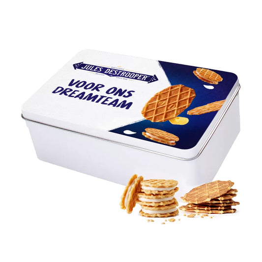 Jules Destrooper geschenkdoos MIX - Tinbox L - PERSO - 186g