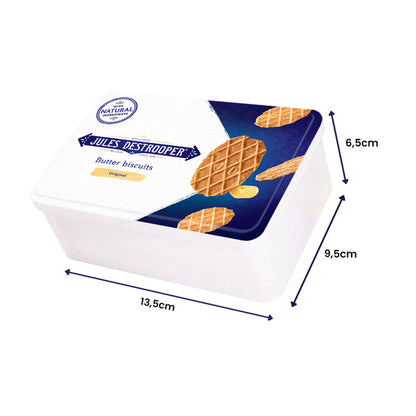 Jules Destrooper geschenkdoos - Natuurboterwafels pocket - 24 koekjes - 144g