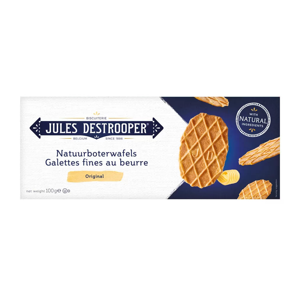 Jules Destrooper Natuurboterwafels - 100g