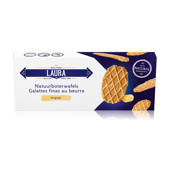 Jules Destrooper Natuurboterwafels - in pijl - PERSO - 100g