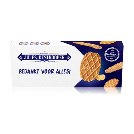 Jules Destrooper Natuurboterwafels - PERSO - 100g