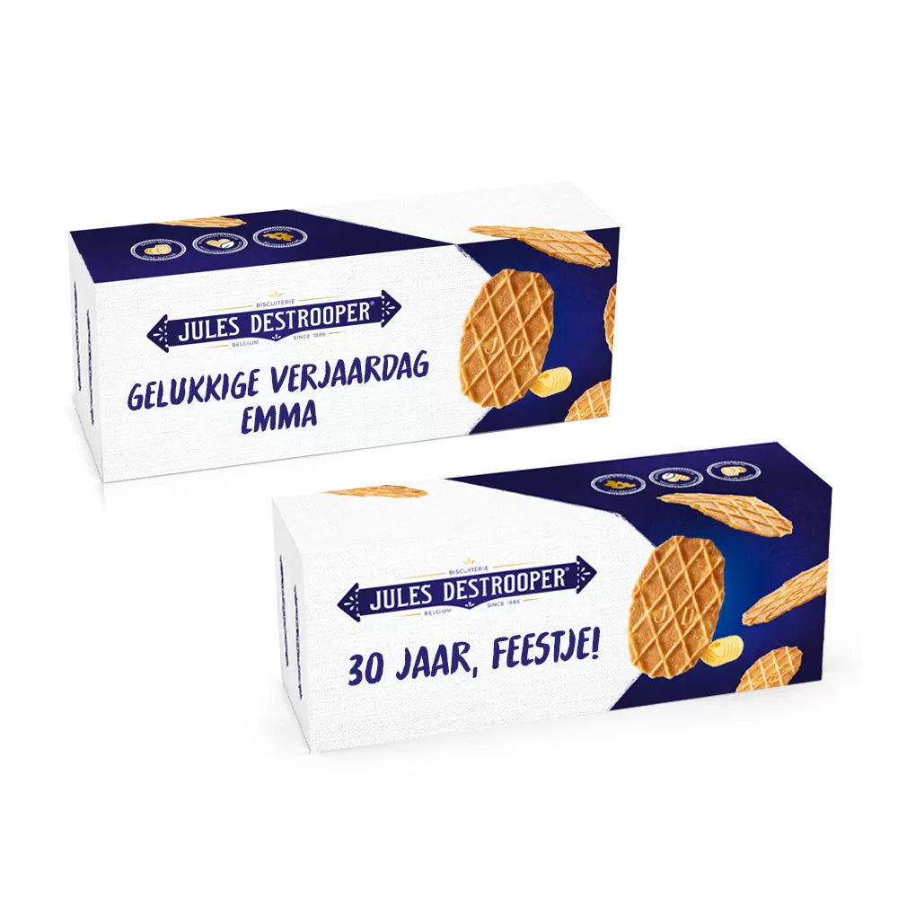 Jules Destrooper Natuurboterwafels - PERSO - 2x100g - 200g