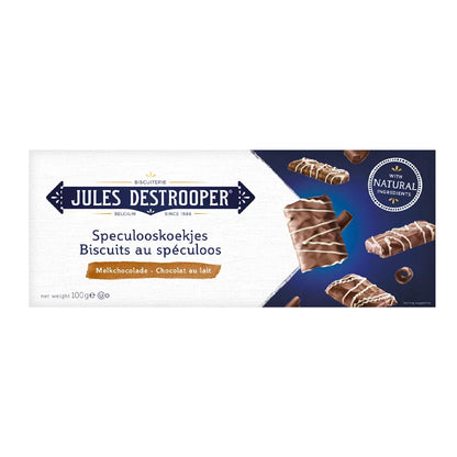 Jules Destrooper Speculooskoekjes in melkchocolade - 100g
