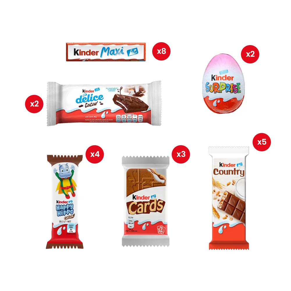 Kinder selection Happy chocolade mix - 894g