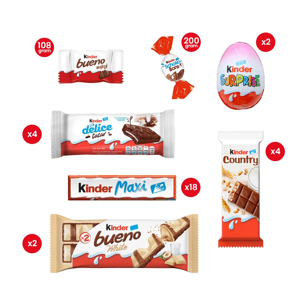 Kinder selection Maxi chocolade mix - 1054g