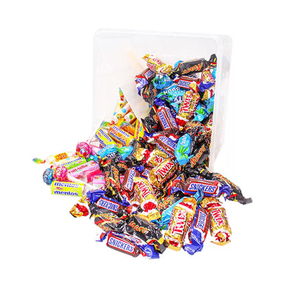 'Let's celebrate' feestbox - mix snoep & chocolade - 1010g
