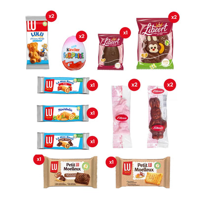 Libeert, Kinder & LU Pasen chocolade mix - Tinbox L - PERSO - 316g