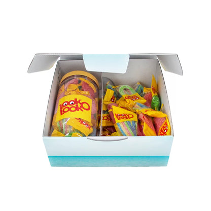 Look-O-Look Candy Top Mix snoeppakket - 4 variëteiten - Refill giftbox - 1290g
