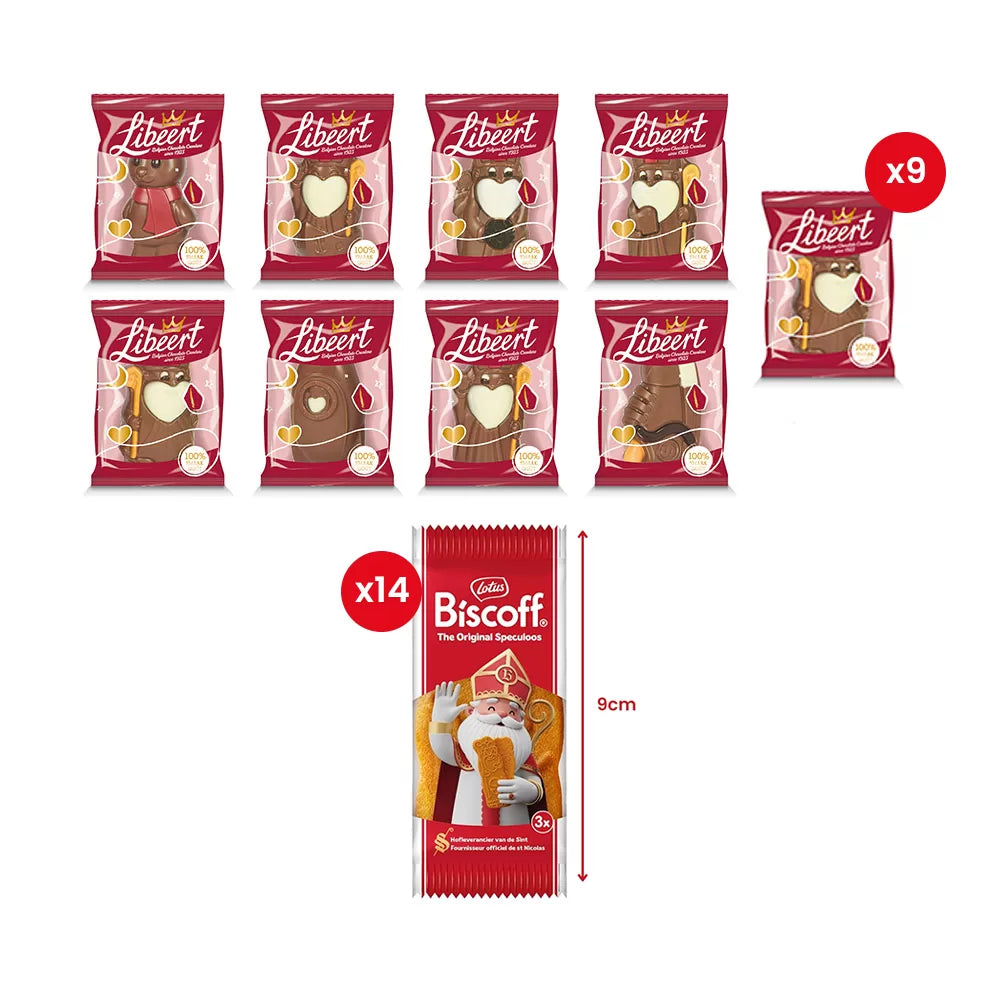 Lotus Biscoff & Libeert Sinterklaas mix - 847g
