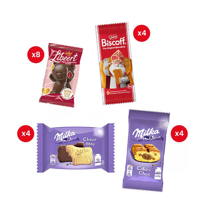 Lotus Biscoff, Libeert & Milka Sinterklaas mix - 572g