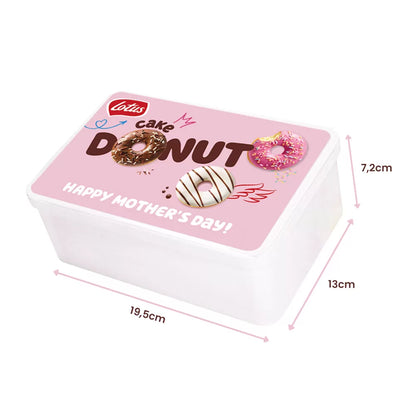 Lotus Cake Donut collection box - "Happy Mother's Day!" - 340g