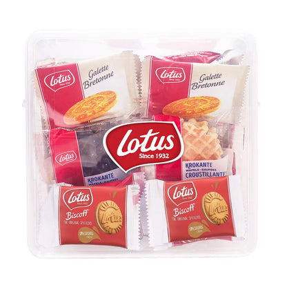 Lotus Krokante wafels, Bretons Botergaletje & speculoos gevuld Speculoos crème - 33st. - 369g