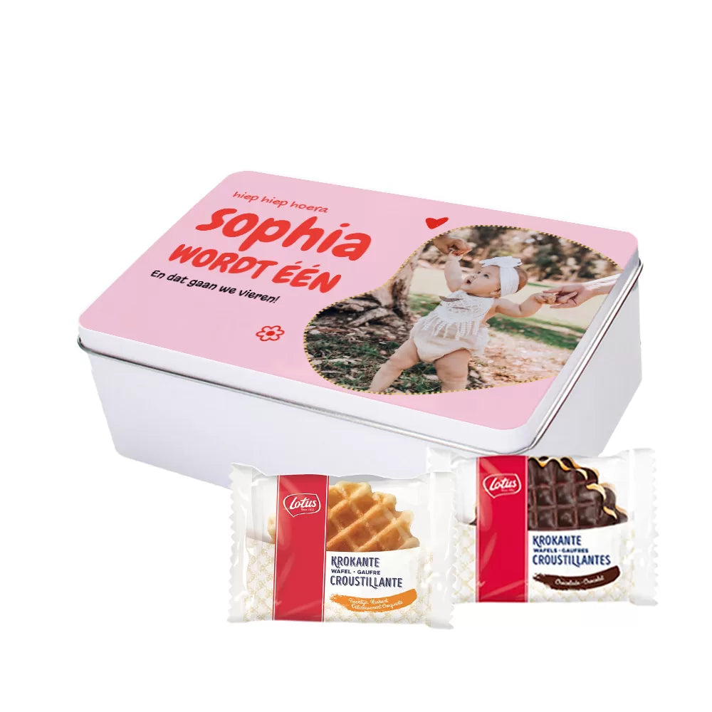Lotus Krokante Wafels mix - Tinbox L - Full PERSO - 246g