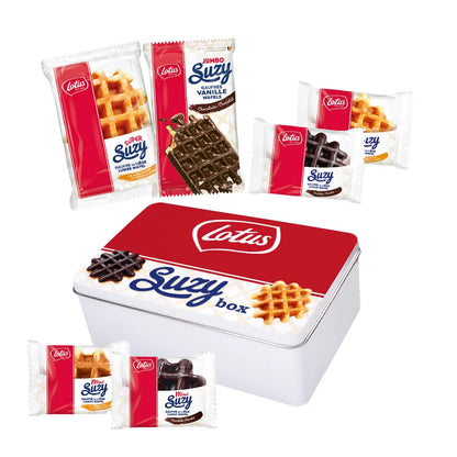 Lotus Suzy box - De ultieme collection box met Lotus knijptang - vanille & chocolade - 334g