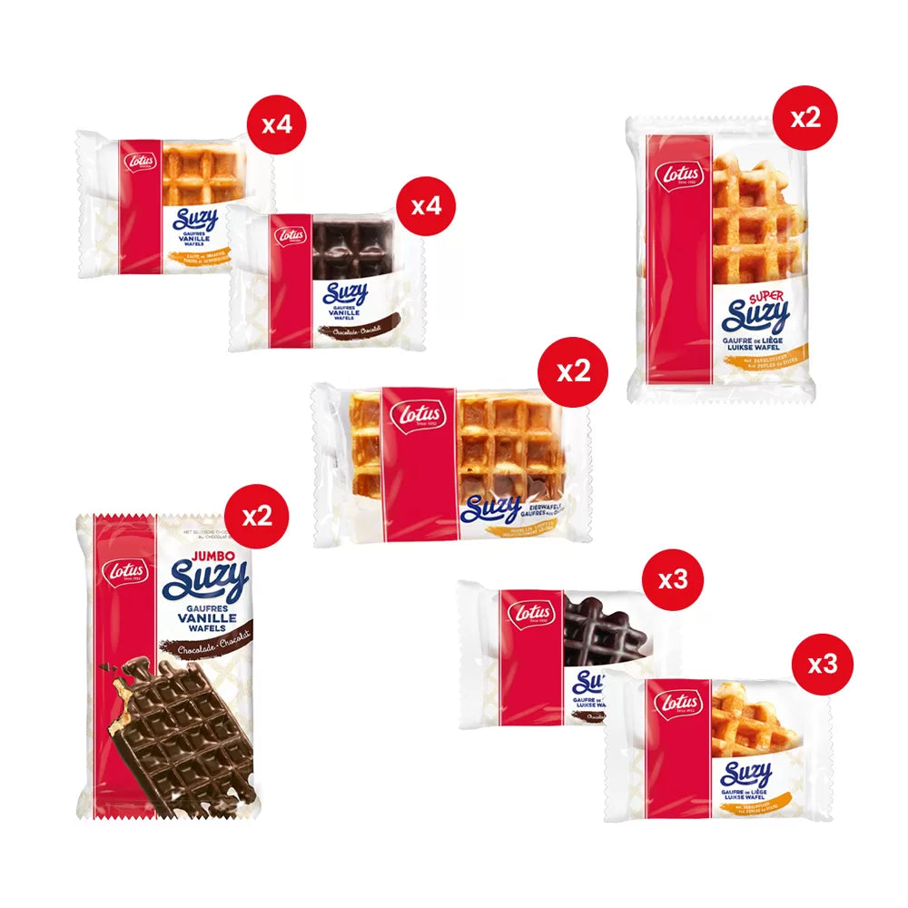 Lotus wafel assortiment - 20 stuks - 912g