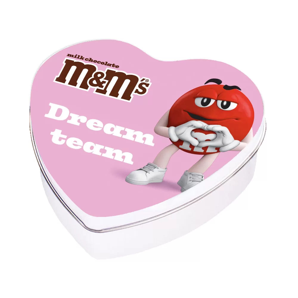 M&M's geschenkdoos hartje 'Dreamteam' - choc - 90g
