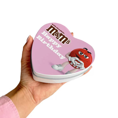 M&M's geschenkdoos hartje 'Happy Birthday!' - choc - 90g