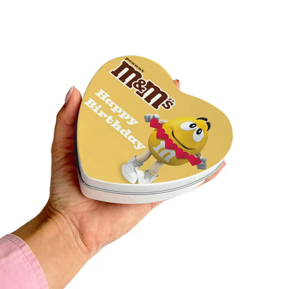 M&M's geschenkdoos hartje 'Happy Birthday' - peanut - 90g