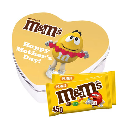 M&M's geschenkdoos hartje 'Happy Mother's Day!' - peanut - 90g