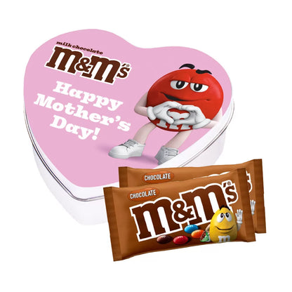 M&M's giftbox set voor Moederdag 'Happy Mother's Day!' - peanut & choc - 180g