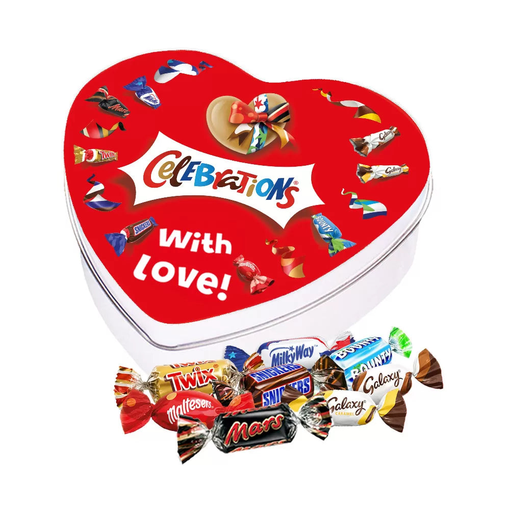 Mars Celebrations chocolade geschenkpakket - "With Love" - "Love inside a box" - 520g
