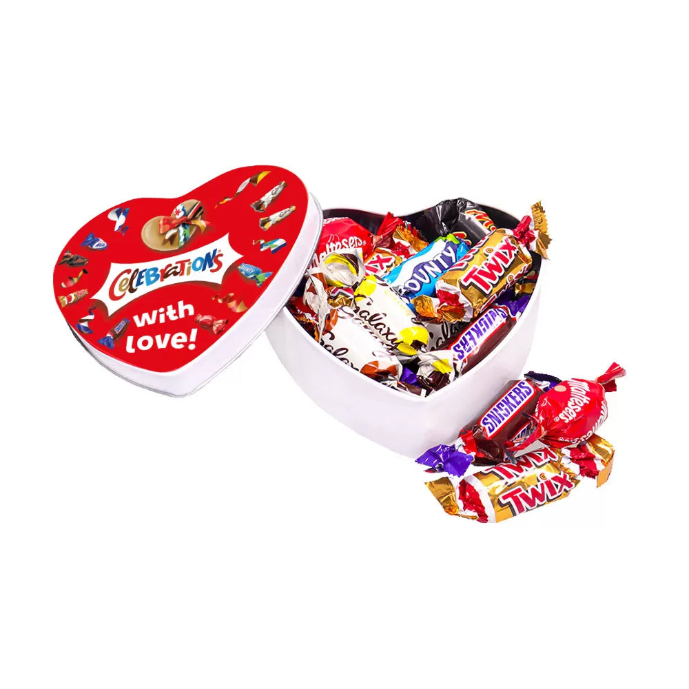 Mars Celebrations chocolade geschenkpakket - "With Love" - "Love inside a box" - 520g