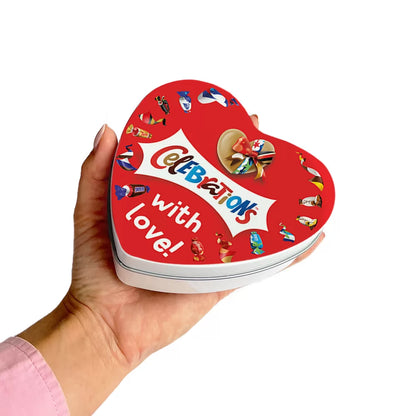 Mars Celebrations geschenkdoos hartje "with love!" - 120g