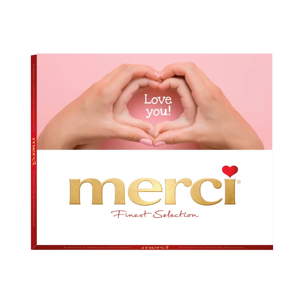 merci love you - merci Finest Selection Assorti chocolade - 8 smaken - 250g