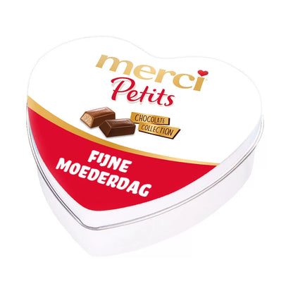 merci Petits geschenkdoos hartje "Fijne Moederdag!" - mix van smaken - 115g