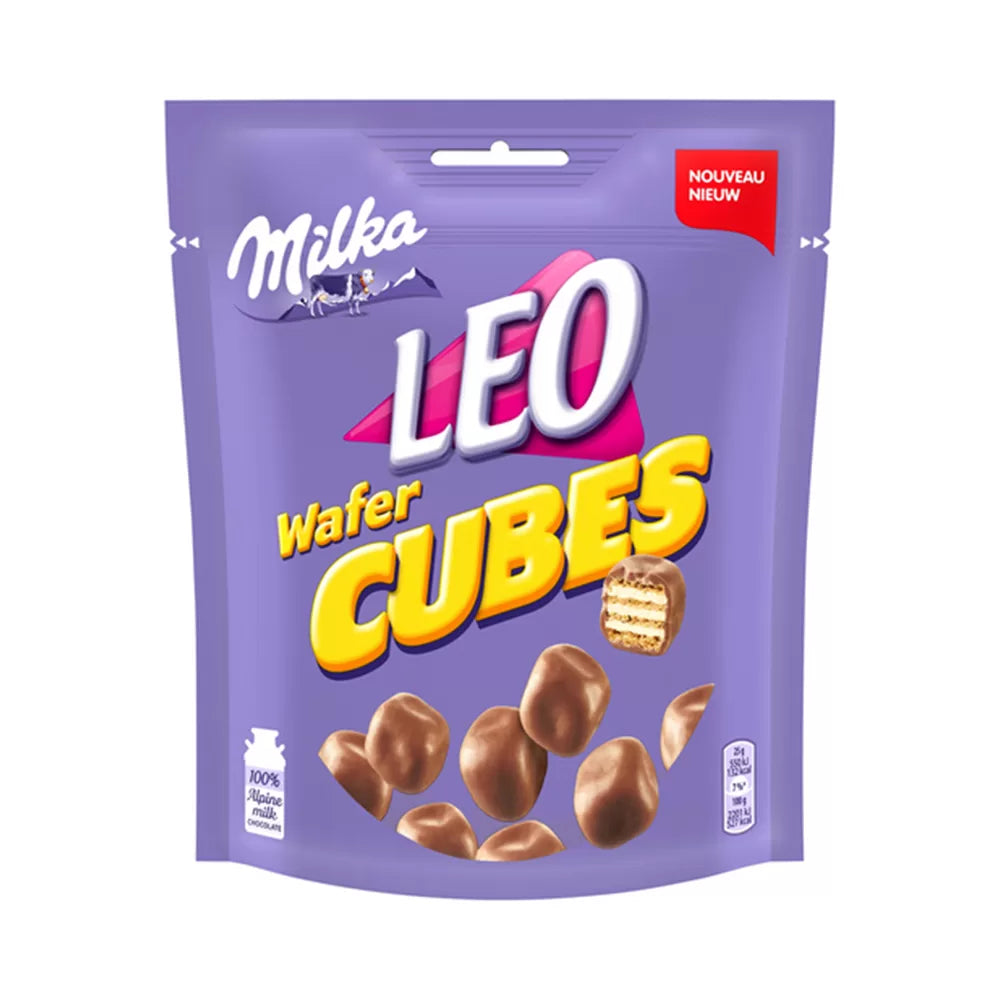 Milka Leo Go Wafer Cubes - 150g