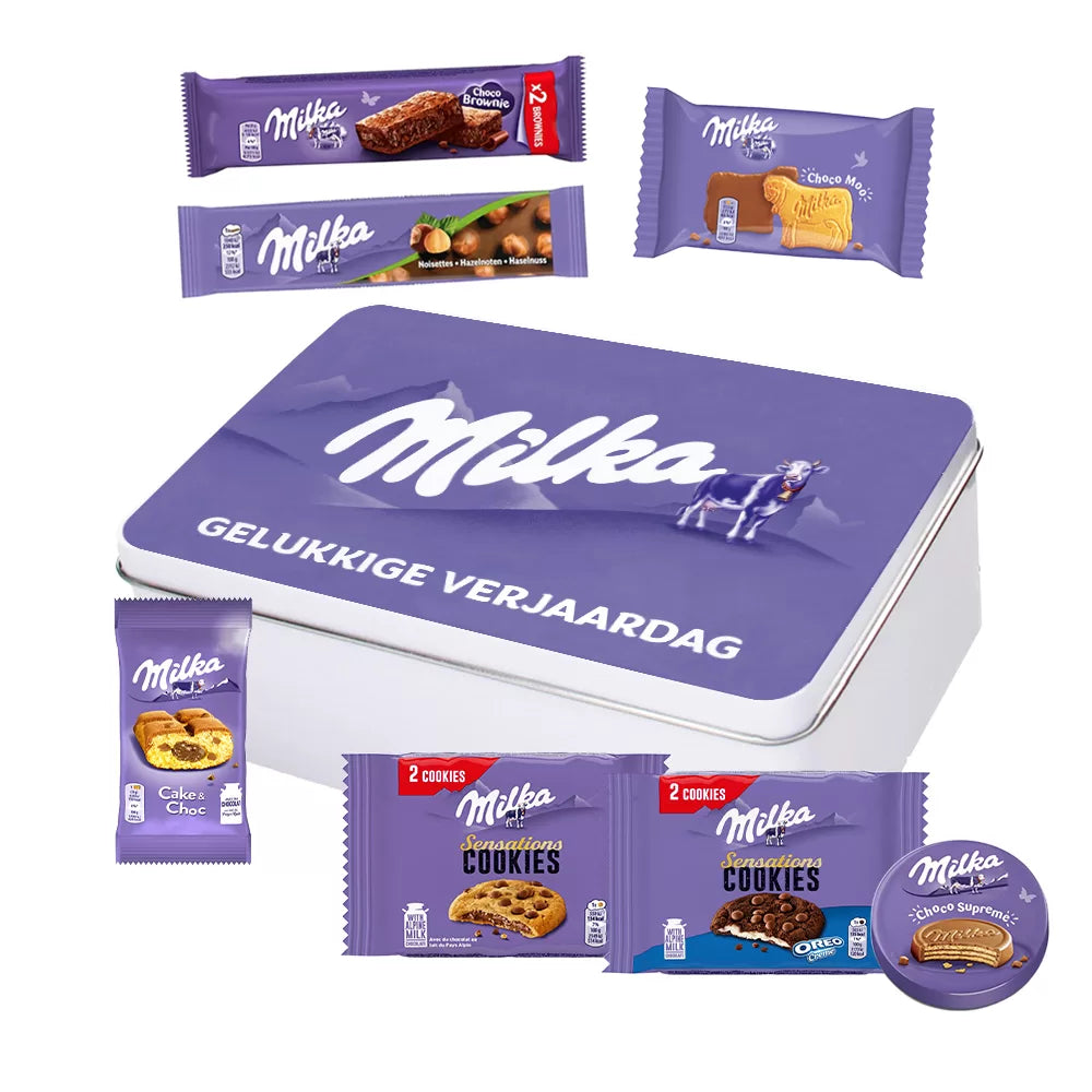 Milka Mix Collection Box "Gelukkige verjaardag" - 451g
